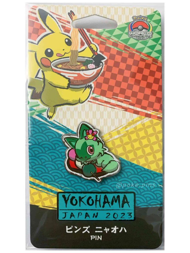 Worlds-2023 Yokohama, JP Set Sprigatito Pokemon Pin-1
