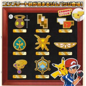 2015 Gym Badge Kalos Pokemon Gachapon Pin-x