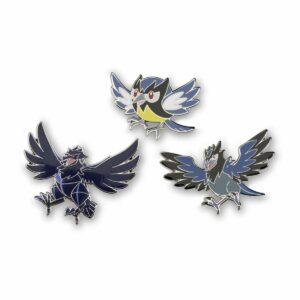108-Rookidee, Corvisquire & Corviknight Pokémon Pins-1
