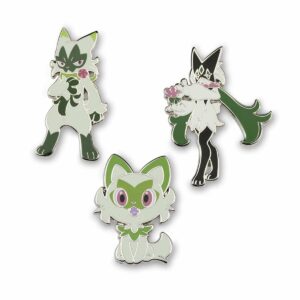 44-Sprigatito, Floragato & Meowscarada Pokémon Pins-1
