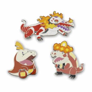 45-Fuecoco, Crocalor & Skeledirge Pokémon Pins-1