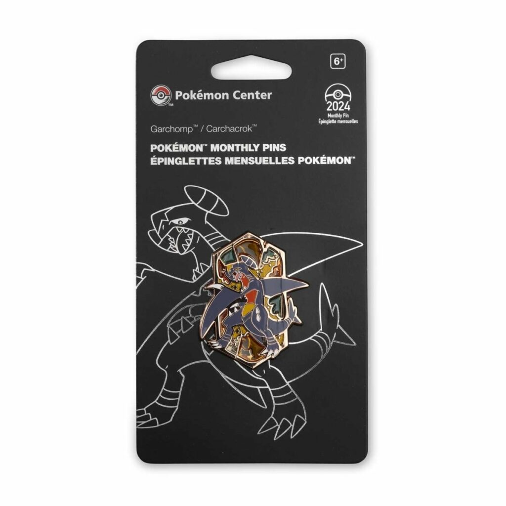 1-Garchomp Pokémon Dragon Types Pin-4