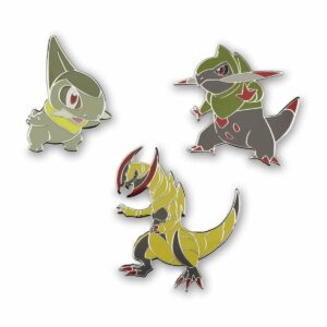 111-Axew, Fraxure & Haxorus Pokémon Pins-1
