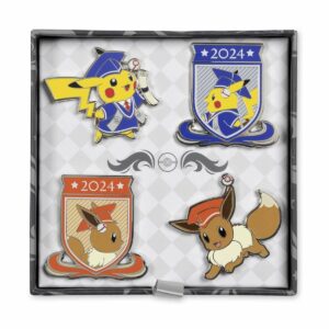13-Graduation Pikachu 2024 Pokémon Pin Box Set-1
