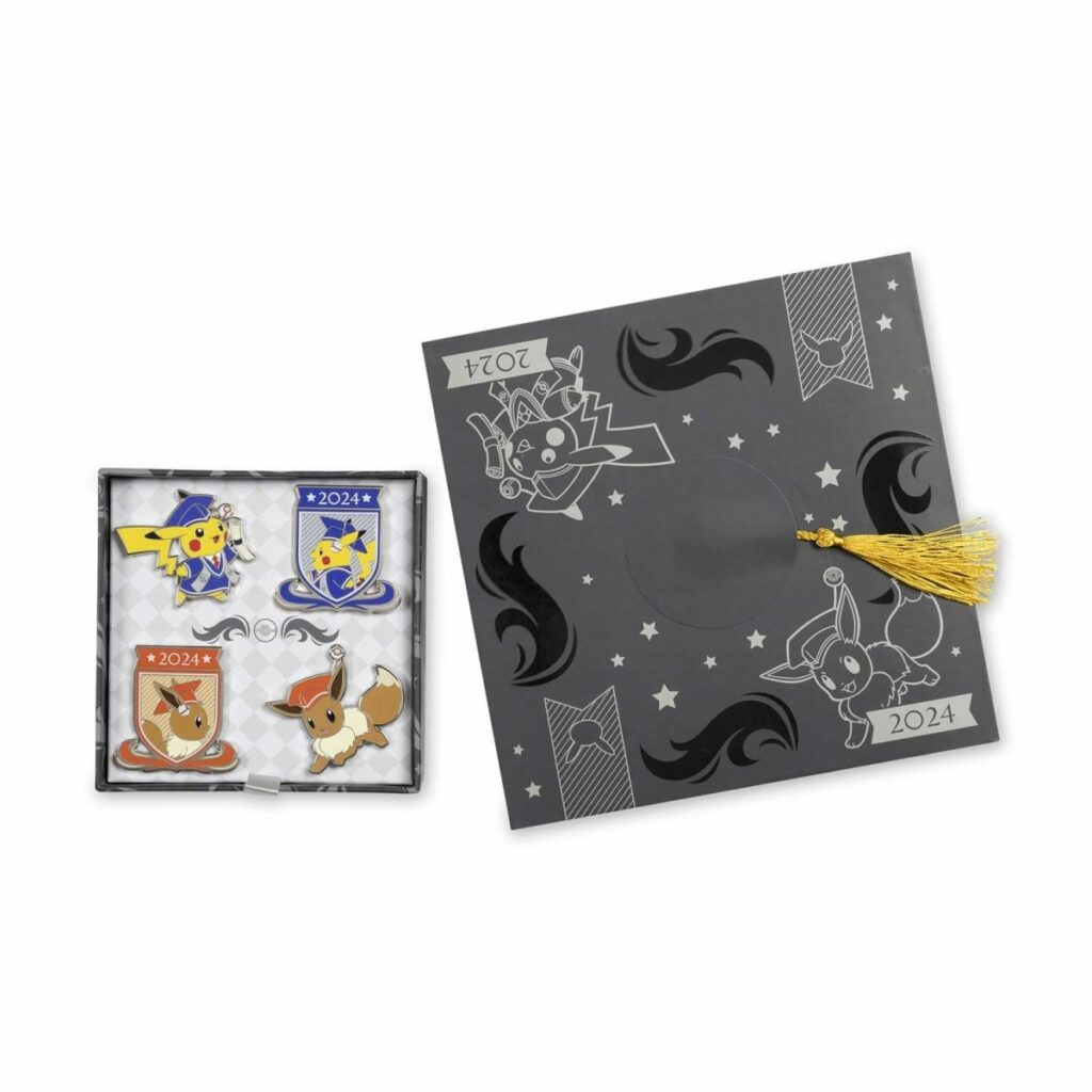 13-Graduation Pikachu 2024 Pokémon Pin Box Set-3
