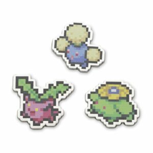91-Hoppip, Skiploom & Jumpluff Pokémon Pixel Pins-1