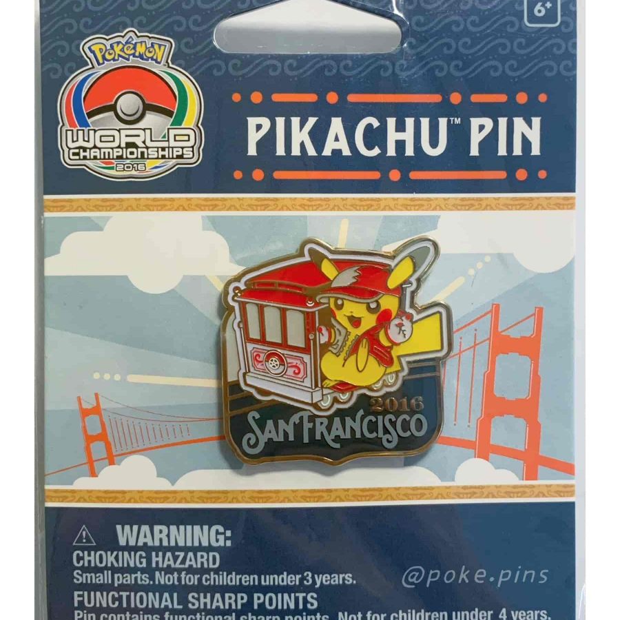 Worlds-2016 San Fran, US Regular Pokemon Pin-1